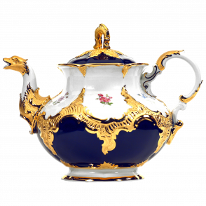 B-FORM 비폼 플라워 블루 티팟