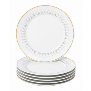 N°41 SWORDS BREAD & BUTTER PLATE SET