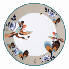 MEISSEN COLLAGE LOVE BIRDS PRESENTATION PLATE