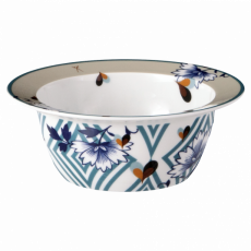 MEISSEN COLLAGE LOVE BIRDS BOWL, SMALL