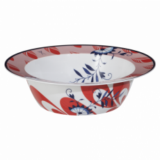 MEISSEN COLLAGE BLOOMY FEATHERS BOWL, LARGE