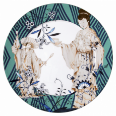 MEISSEN COLLAGE NOBLE CHINESE PRESENTATION PLATE