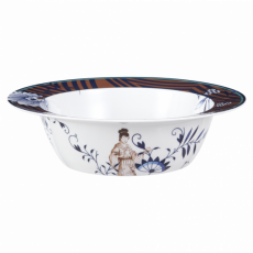 MEISSEN COLLAGE NOBLE CHINESE BOWL, LARGE