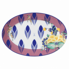 MEISSEN COLLAGE MYSTIC GARDEN PLATTER, SMALL