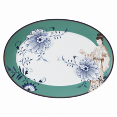 MEISSEN COLLAGE NOBLE CHINESE PLATTER, LARGE