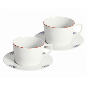 N°41 NOBLE BLUE CAPPUCCINO CUP SET
