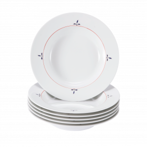 N°41 NOBLE BLUE PASTA PLATE SET