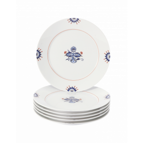 N°41 NOBLE BLUE STARTER & DESSERT PLATE SET