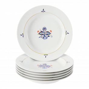 N°41 NOBLE BLUE SOUP PLATE SET