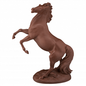 SINGLE FIGURINE HORSE NAMED MAESTOSO, BOETTGER STONEWARE