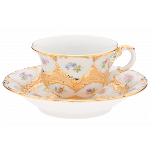 [Royal B&X B Form] Gold Espresso Cup & Saucer
