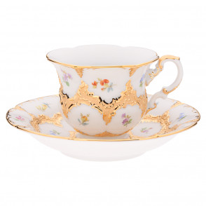 [Royal B&X B Form] Gold Coffee Cup & Saucer