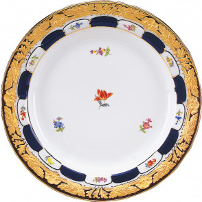 [Royal B&X X form,royal blue/gold] Plate(L)