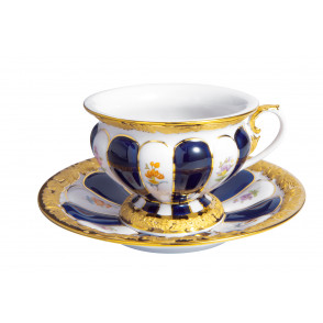 [Royal B&X X form,royal blue/gold] Espresso cup