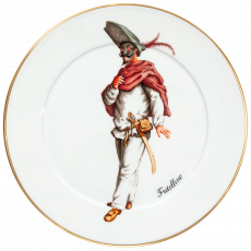 LIMITED EDITION 2021 WALL PLATE, COMMEDIA DELL' ARTE, FRITELLINO