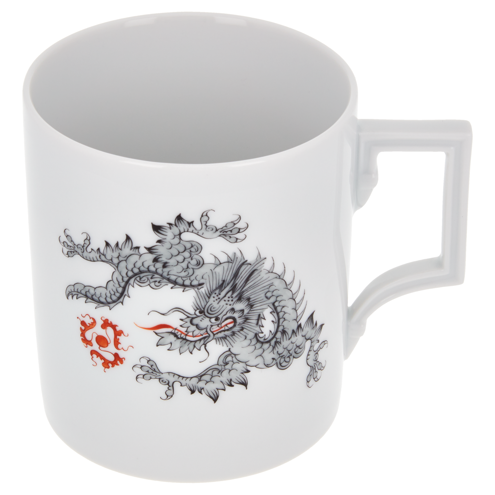 HOME OFFICE SET MUG MING DRAGON AND VASE