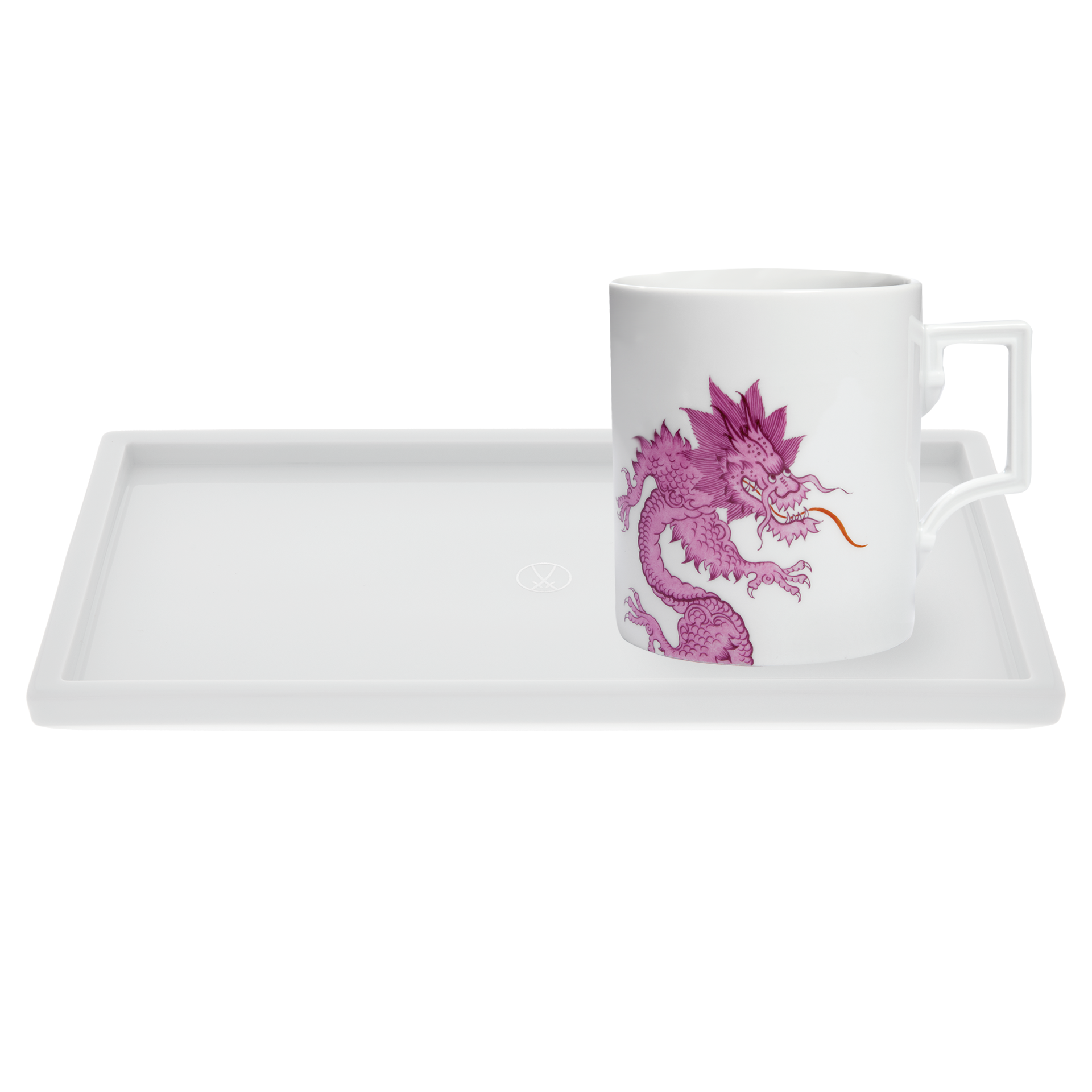 HOME OFFICE SET MUG MING DRAGON AND PLATTER COSMOPOLITAN