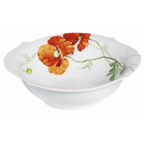 WAVES RELIEF WILD POPPY BOWL, LARGE