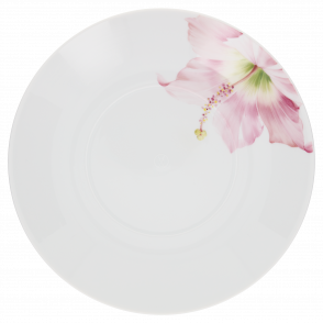 MEISSEN® COSMOPOLITAN GIANT BLOOM GOURMET PLATE, HIBISCUS