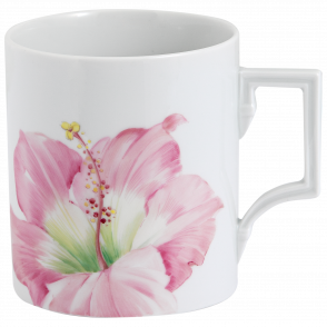 THE MEISSEN MUG COLLECTION MUG GIANT BLOOM HIBISCUS