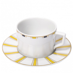 Cappuccino cup &  saucer, Shape 