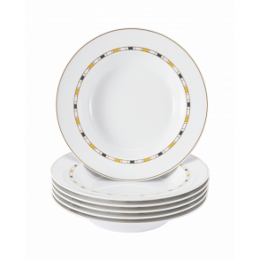 N°41 STRIPES PASTA PLATE SET