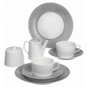 MEISSEN® COSMOPOLITAN MESH PLATINUM COFFEE SET