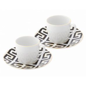 MEISSEN® COSMOPOLITAN ROYAL PALACE BLACK ESPRESSO SET