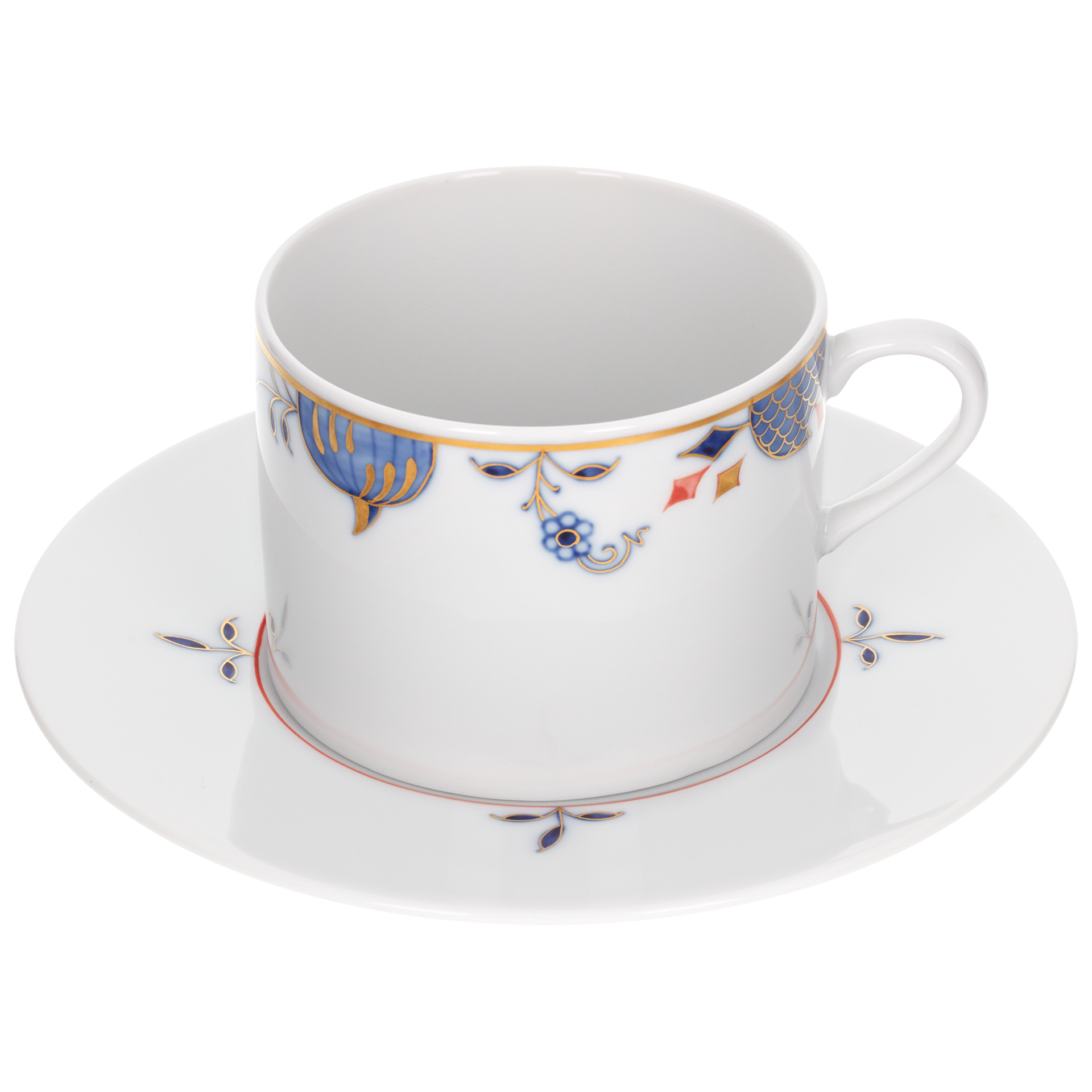 N°41 NOBLE BLUE COFFEE CUP & SAUCER