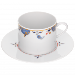 N°41 NOBLE BLUE COFFEE CUP & SAUCER