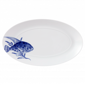 MEISSEN® COSMOPOLITAN BLUE TREASURES PLATTER FISH, OVAL