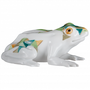 SINGLE FIGURINE FROG, TRIANGLES