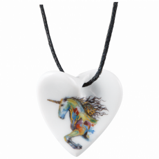 HEARTS CURVED HEART UNICORN