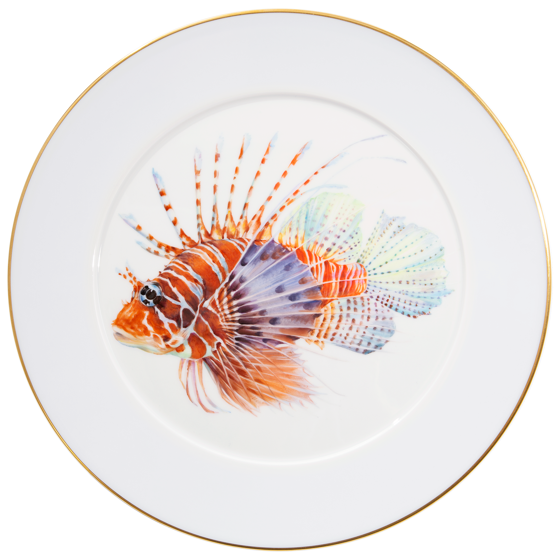 LIMITED EDITION 2021 WALL PLATE, RED LIONFISH