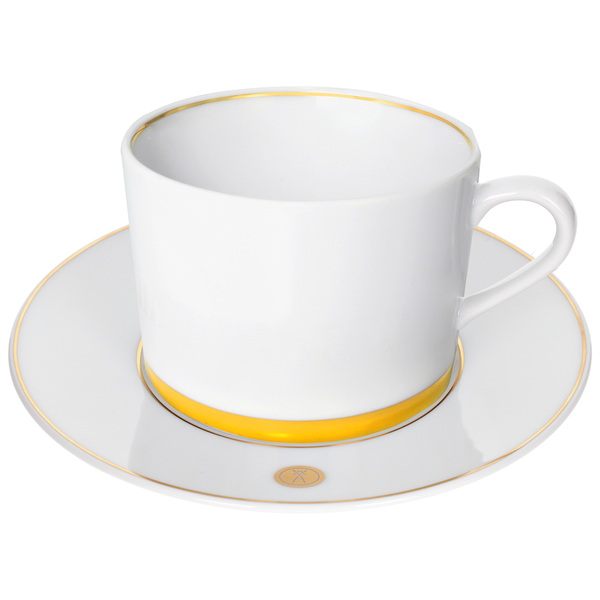 SWORDS LUXURY GOLD CAPPUCCINO CUP & SAUCER