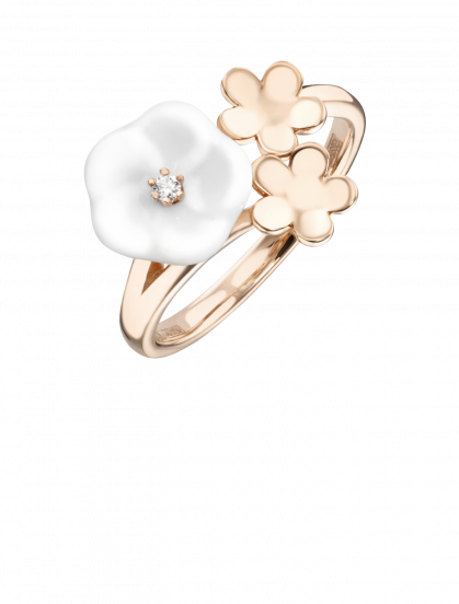 1739 ROYAL BLOSSOM RING 3 BLOSSOMS, 56 MM