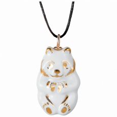 ANIMAL PENDANT PANDA MID RELIEF GOLD