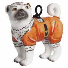 MEISSEN®-PUG SANTA