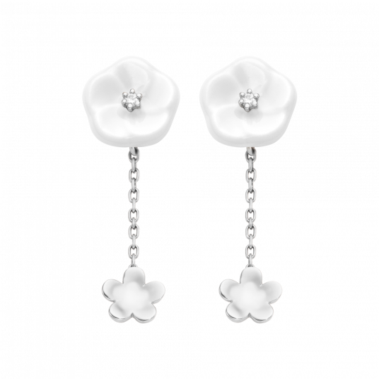 1739 ROYAL BLOSSOM EARRINGS 2 BLOSSOMS