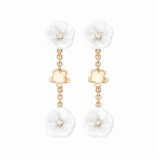 1739 ROYAL BLOSSOM EARRINGS 3 BLOSSOMS